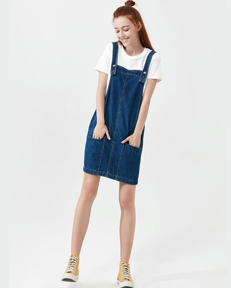 overall jeans dress