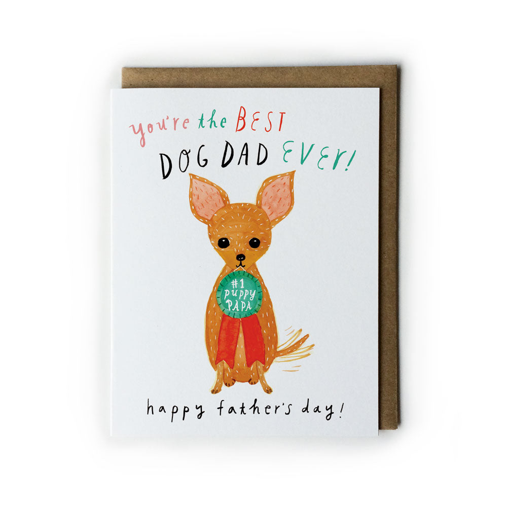 Puppy Papa Father's Day Card – Honeyberry Studios