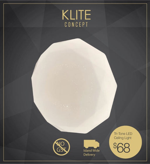 Diamond LED Tri-tone Ceiling Light