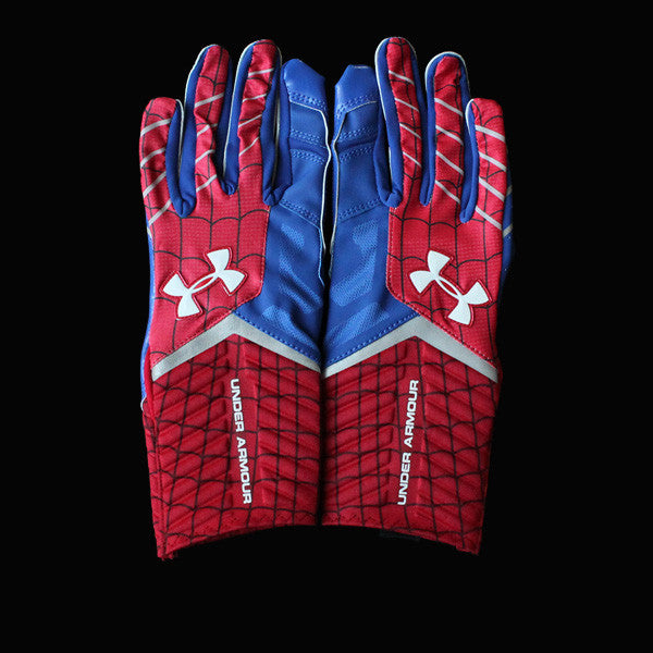 spiderman football gloves