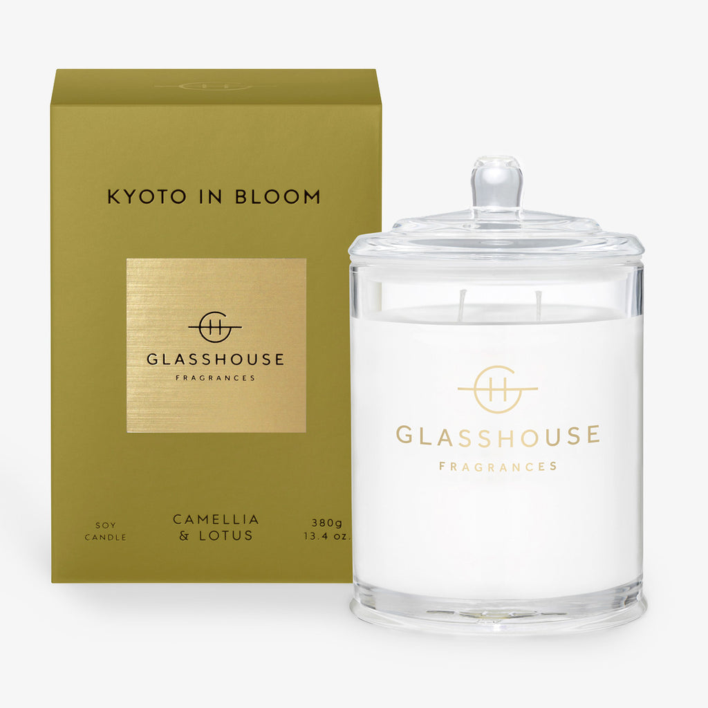 Glasshouse Candle Kyoto In Bloom (Camellia  Lotus) – Alfresco Emporium