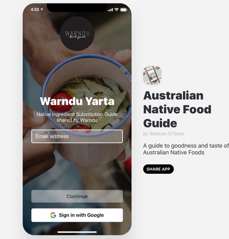 Warndu Native Food App