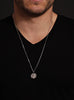 Faustina Silver Necklace for Men