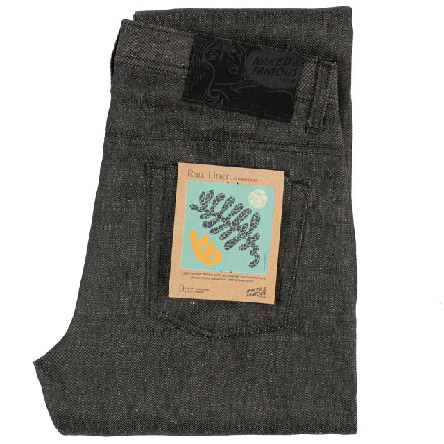 Weird Guy Raw Linen Black - marsclothing