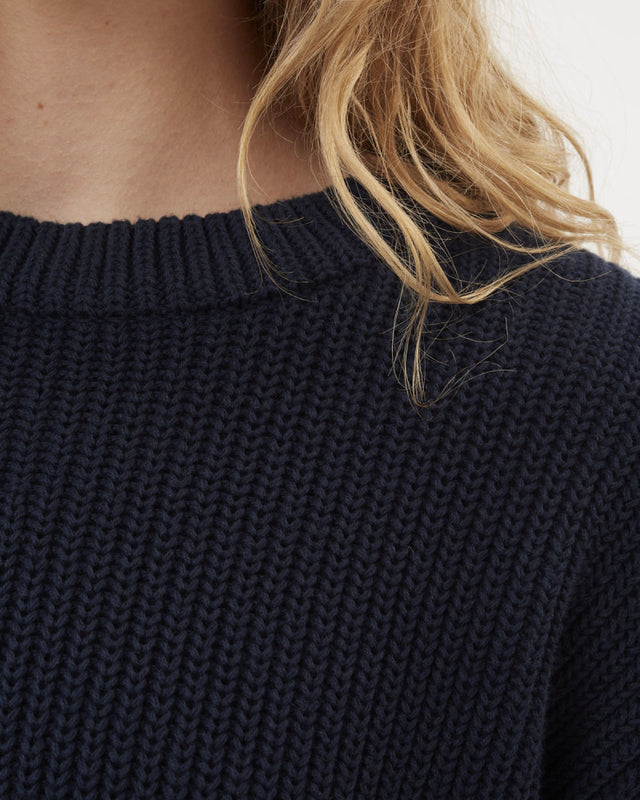 Organic Mikala Navy - marsclothing