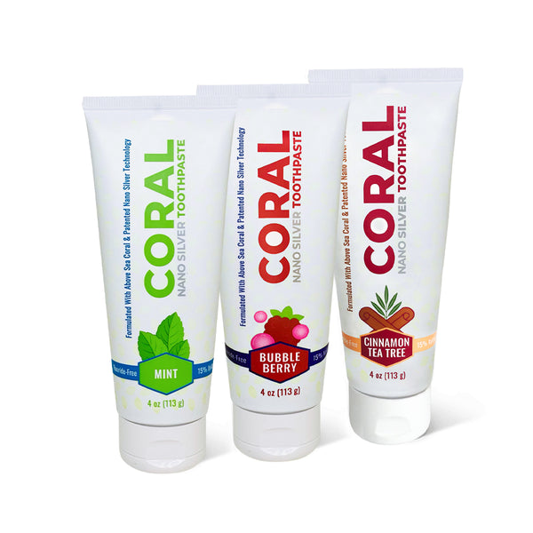 coral white tea tree toothpaste