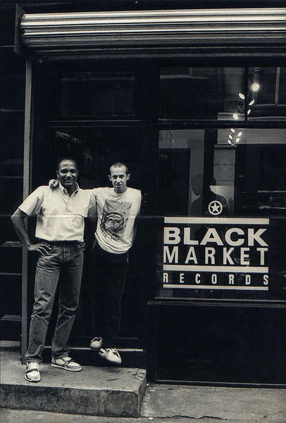 Rene and Steve open Black Market Records, 1988