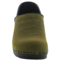 Professional LEAH Olive Oiled Leather Clogs