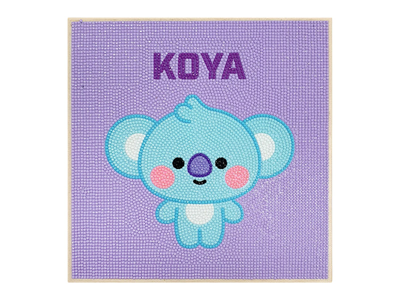 Eye-Braining BT21 DIY CUBIC PAINTING_BABY 25 x 25 cm, RJ, 1 pc.