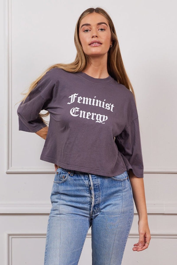 女权主义能量捐赠t恤