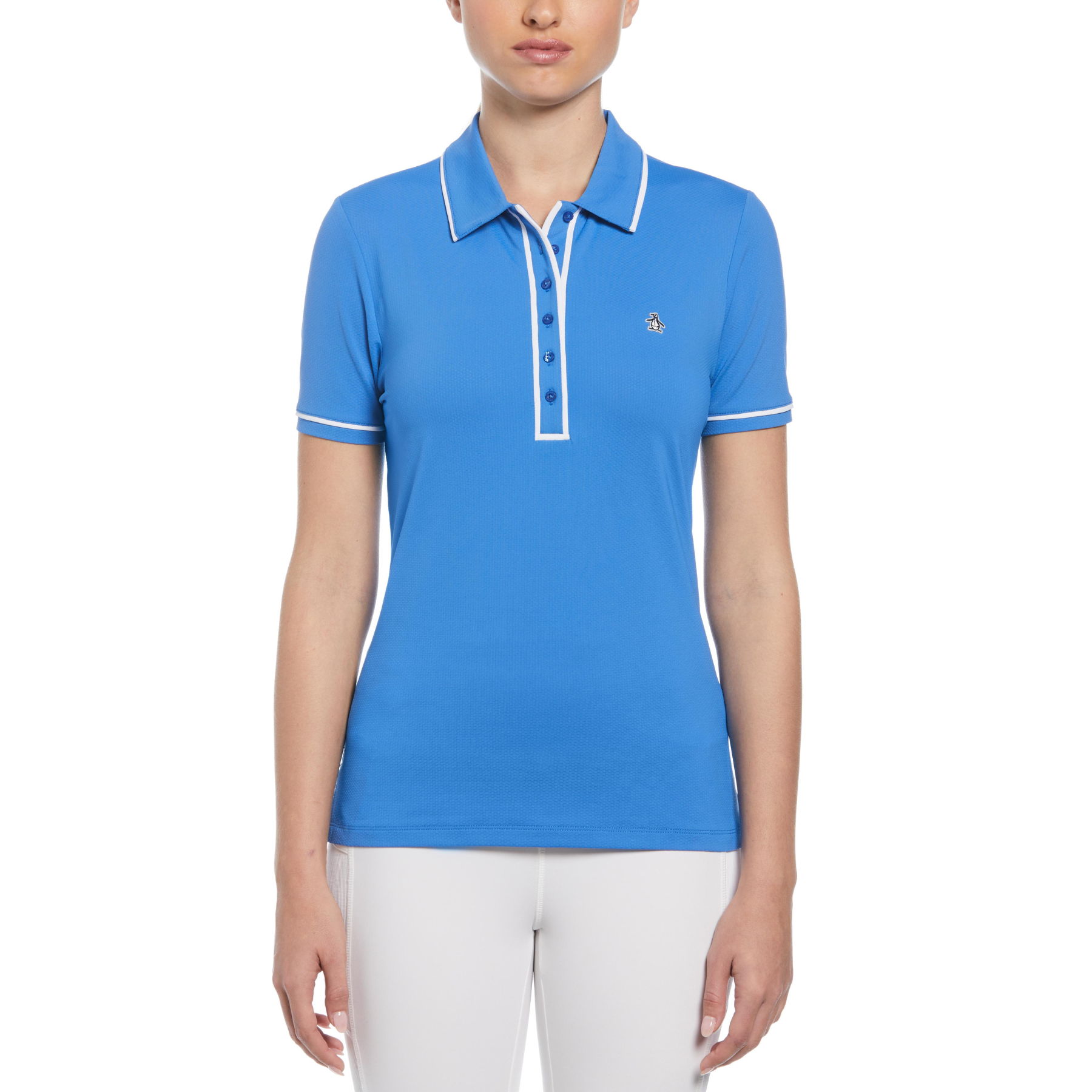 Women’s Performance Veronica Short Sleeve Golf Polo Shirt In Nebulas Blue