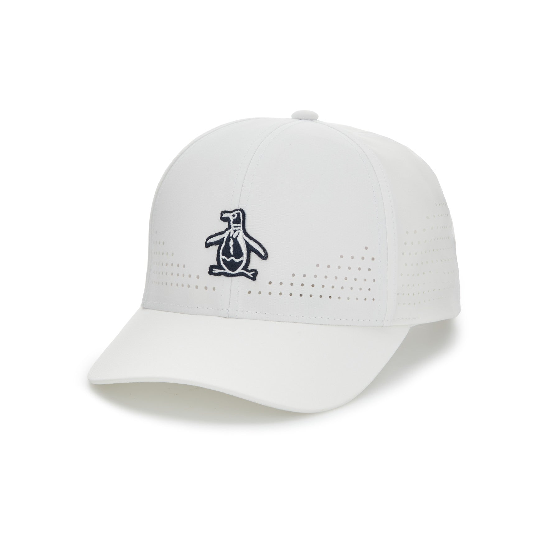 Country Club Perforated Golf Cap In Bright White