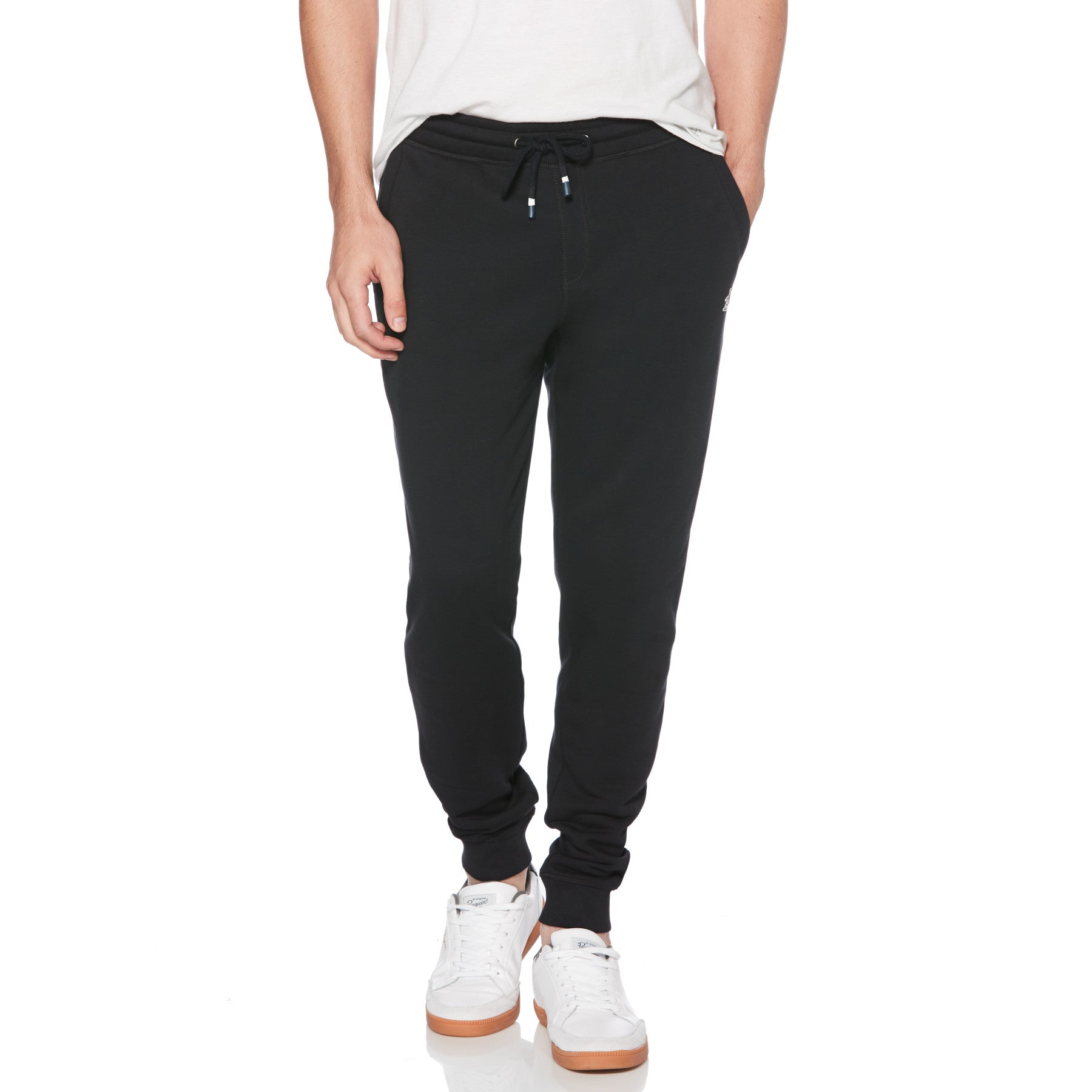 Sticker Pete Organic Cotton Fleece Jogger In True Black