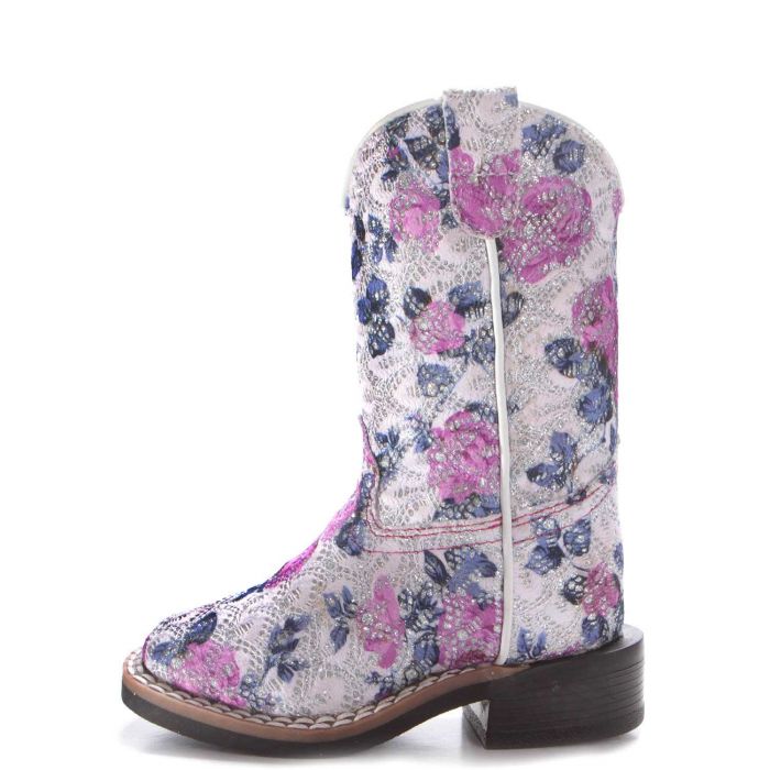 Old West Toddler Flower Girl Western Boots VB1051