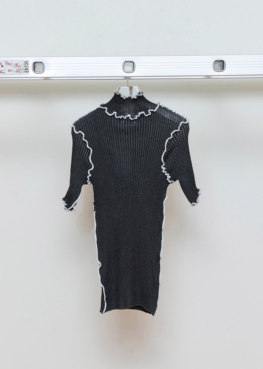 KT20S-KNT【Short-sleeve rib knit high-neck】 – kotohayokozawa