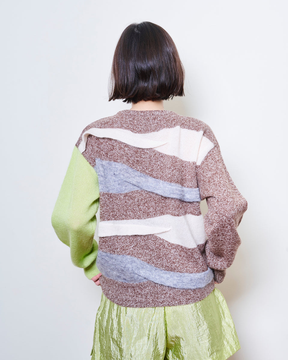 kotohayokozawa Twisted Knit Crewneck 売り出し値下げ www