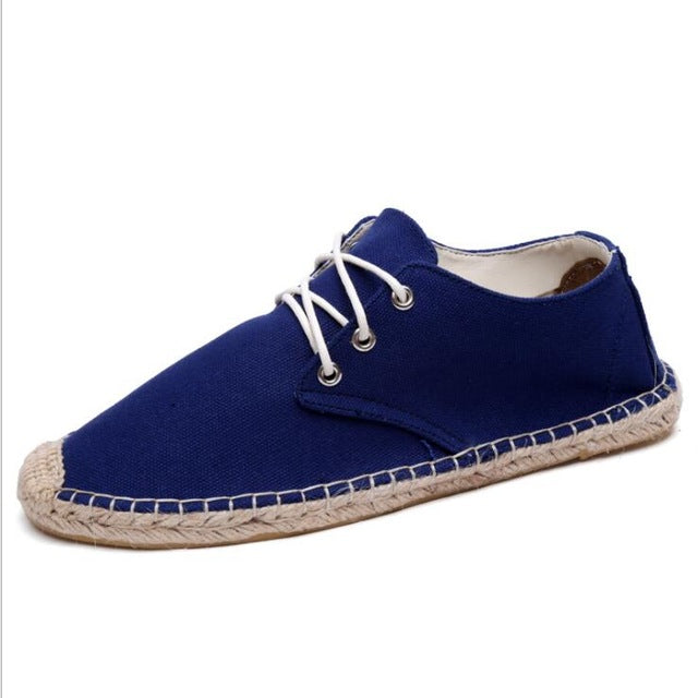 mens espadrilles lace up