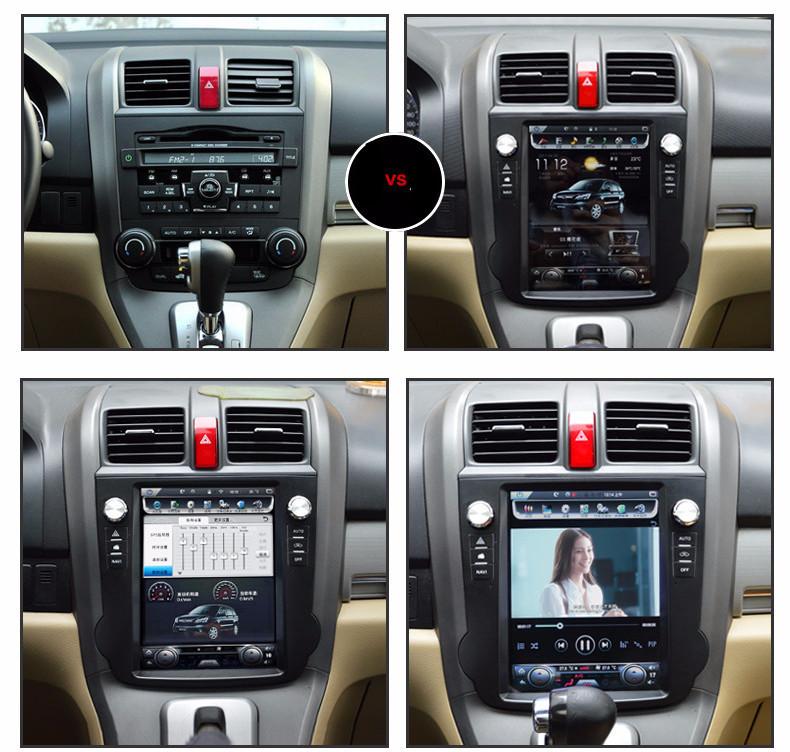 10 4 Vertical Screen Android Navi Radio For Honda Cr V 2007 2011