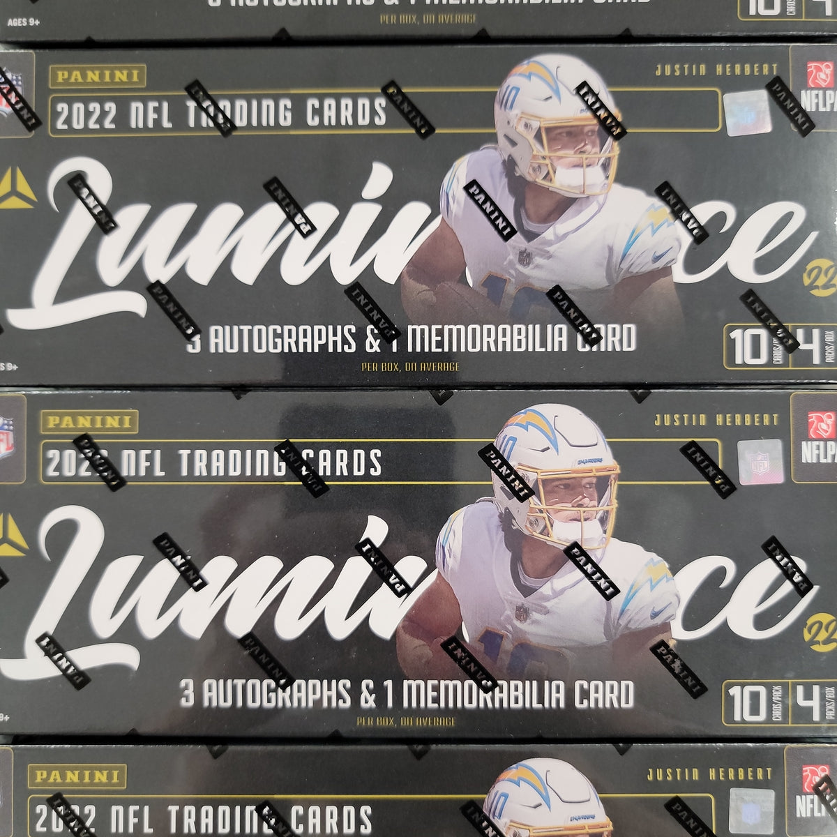 当日出荷] (4 2022 Packs/10 Football 2022 Panini Luminance Box