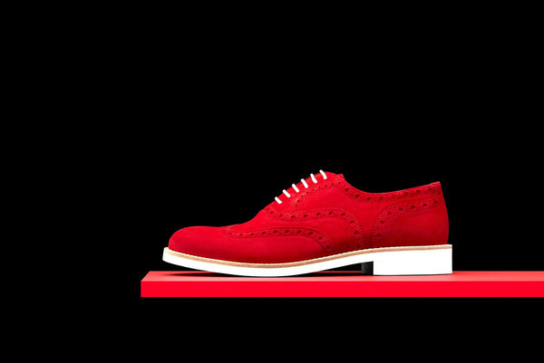 red suede dress shoes