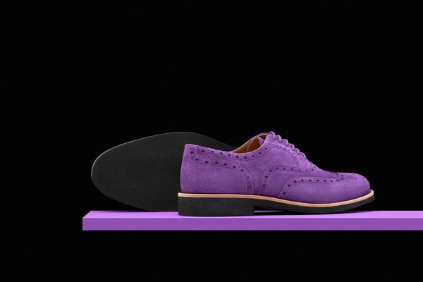 mens purple suede dress shoes