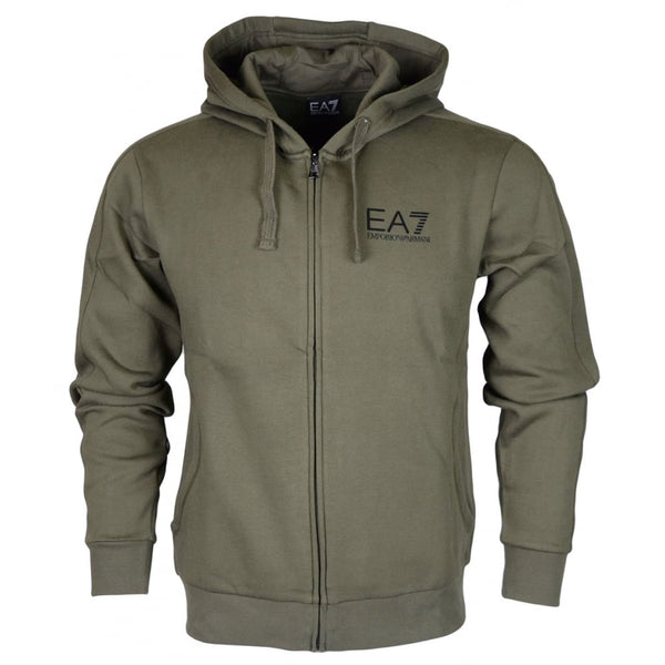 ea7 green hoodie