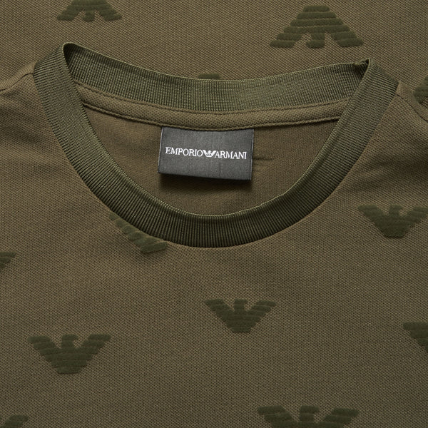 khaki armani t shirt