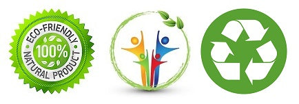 Eco Friendly logo - sustainable life