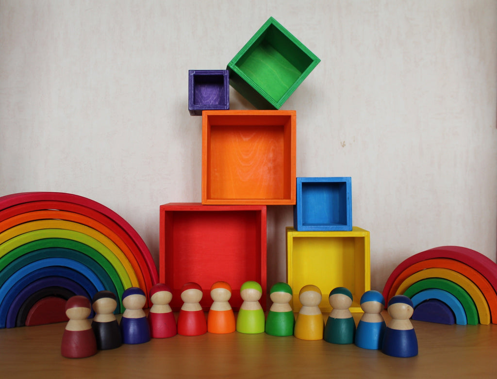 Wooden toys cleaning presentation