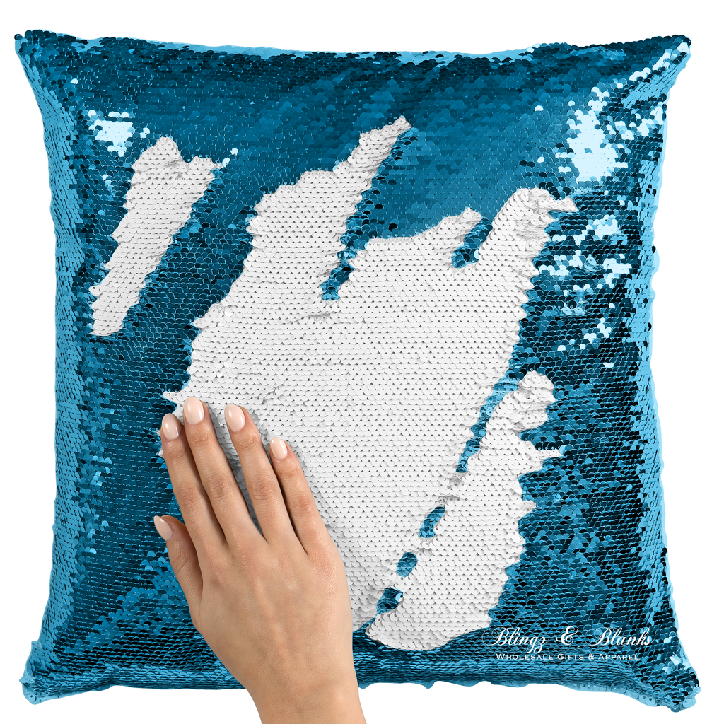 sequin pillow