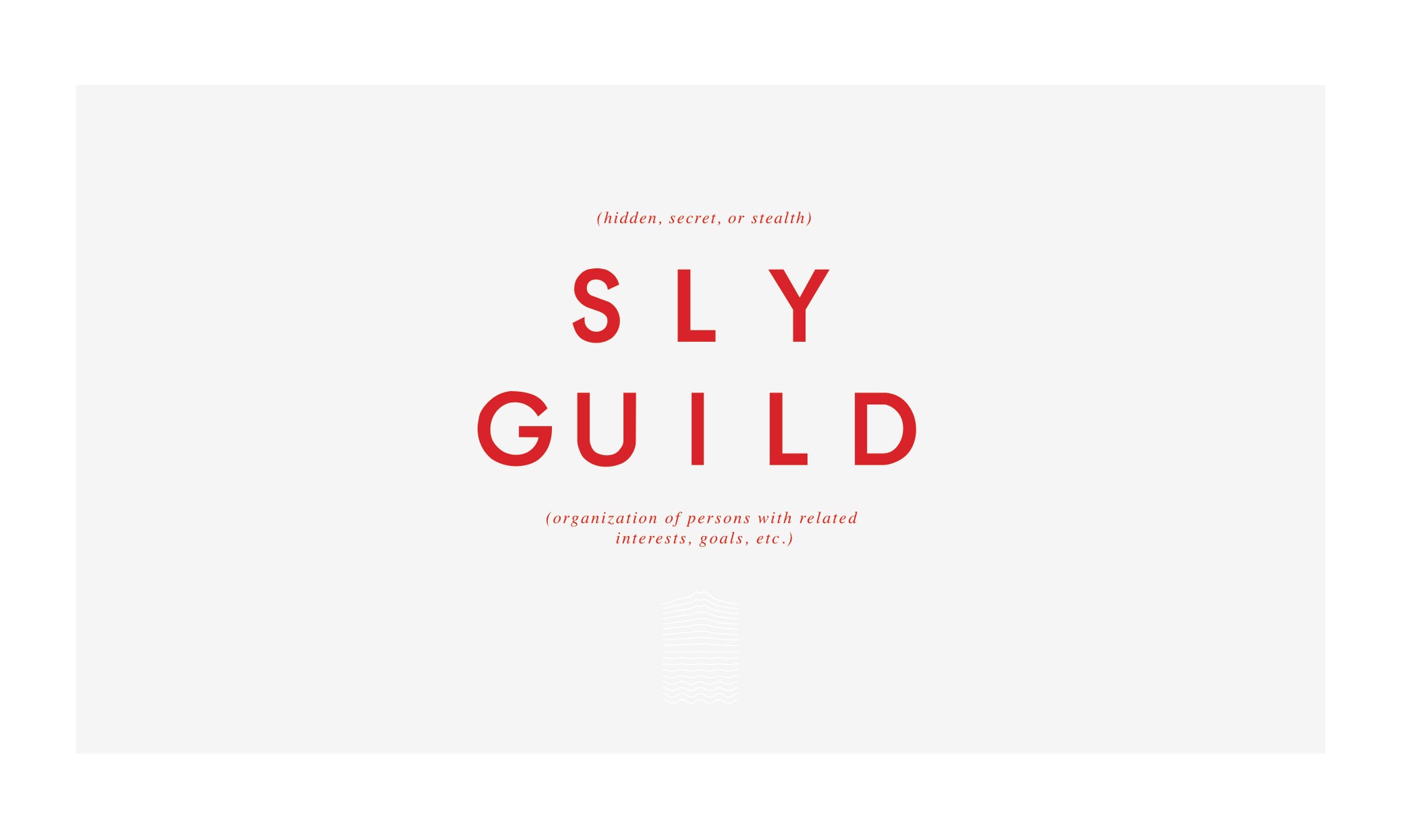 New Zealand and Australia Streetwear label Sly Guild