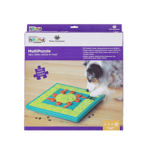 Outward Hound Dog Brick Interactive Treat Puzzle Dog Toy, Intermediate