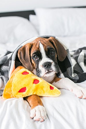 ZippyPaws Squeakie Emojiz Pizza Slice