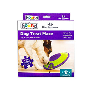 Outward Hound Dog Brick Interactive Treat Puzzle Dog Toy, Intermediate