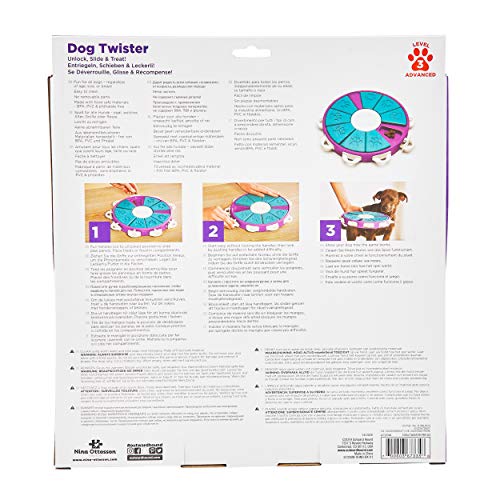 Nina Ottosson by Outward Hound Dog Twister Interactive Treat Puzzle Dog Toy