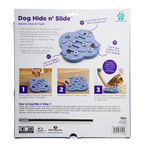 Outward Hound Dog Brick Interactive Treat Puzzle Dog Toy, Intermediate