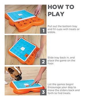 Outward Hound Dog Brick Interactive Treat Puzzle Dog Toy, Intermediate