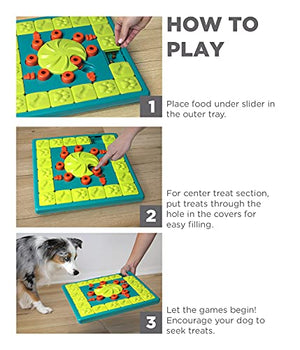 Outward Hound Dog Brick Interactive Treat Puzzle Dog Toy, Intermediate