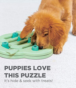 Outward Hound Dog Brick Interactive Treat Puzzle Dog Toy, Intermediate