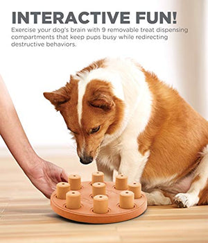 Outward Hound Dog Brick Interactive Treat Puzzle Dog Toy, Intermediate