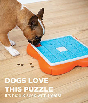 Outward Hound Dog Brick Interactive Treat Puzzle Dog Toy, Intermediate