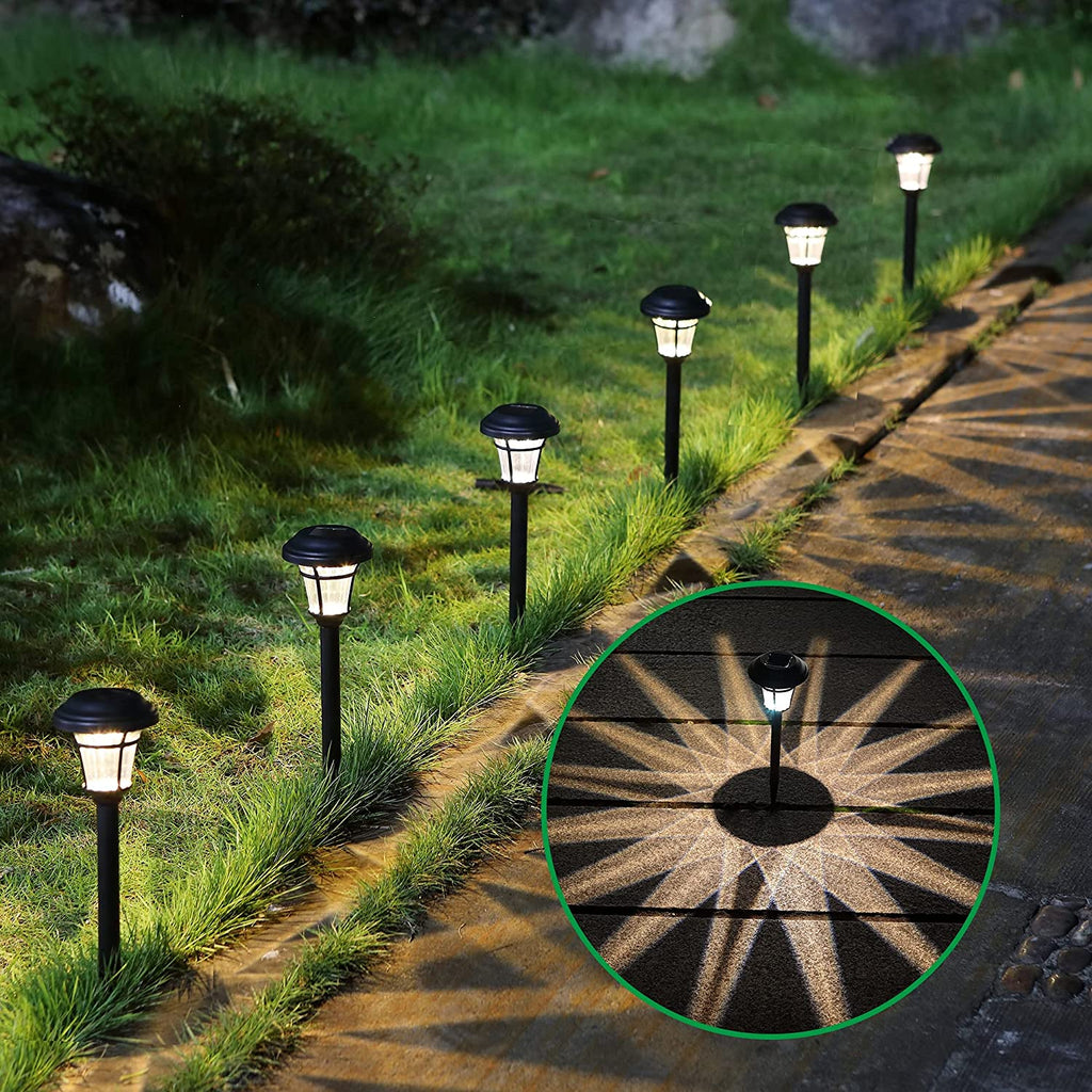 Decoration Lights Solar Pathway Lights Outdoor Solar Garden Lights for Patio, Yard, Driveway - 12 Pack