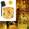 LED Solar String Lights DIY Flexible Copper Wire