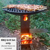 Spitfire BBQ Grill Set for Patrol Rocket Stove (Rocket Stove not included), Cast Iron Rack, Unique Barbecue Grill Set, Outdoor Cooking Gear