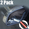 2-Pack Carbon Fiber Car Rear View Side Mirror Rain Board Eyebrow Guard Sun Visor