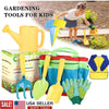 8pcs Kids Gardening Tools Watering can shovel toys Garden Tool Set for Kids Gift