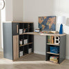 Baxton Studio Pandora Dark Gray Desk