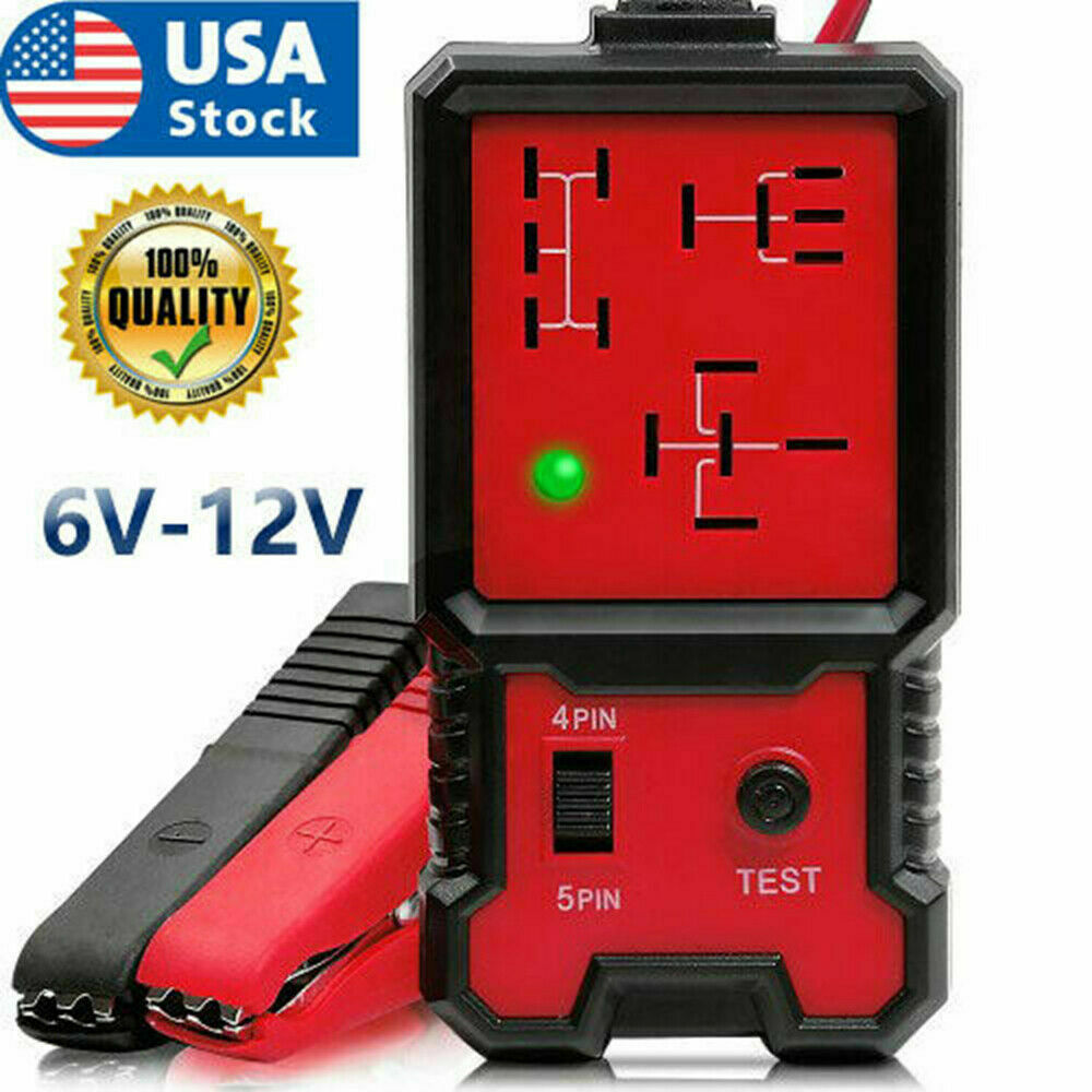 Universal 12V Electronic Automotive Relay Tester For  Car Auto Battery Checker