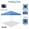 10 x 10 FT Pop-Up Foldable Waterproof Canopy Tent Adjustable Heights with Bag