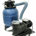 12" Sand Filter & 2880GPH Water Pump System for Intex Above Ground Swimming Pool